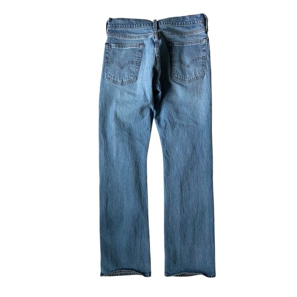 Levi's Premium Big E Wedgie Straight Leg Style Jeans Womens Size 27 Blue Classic - Picture 3 of 8